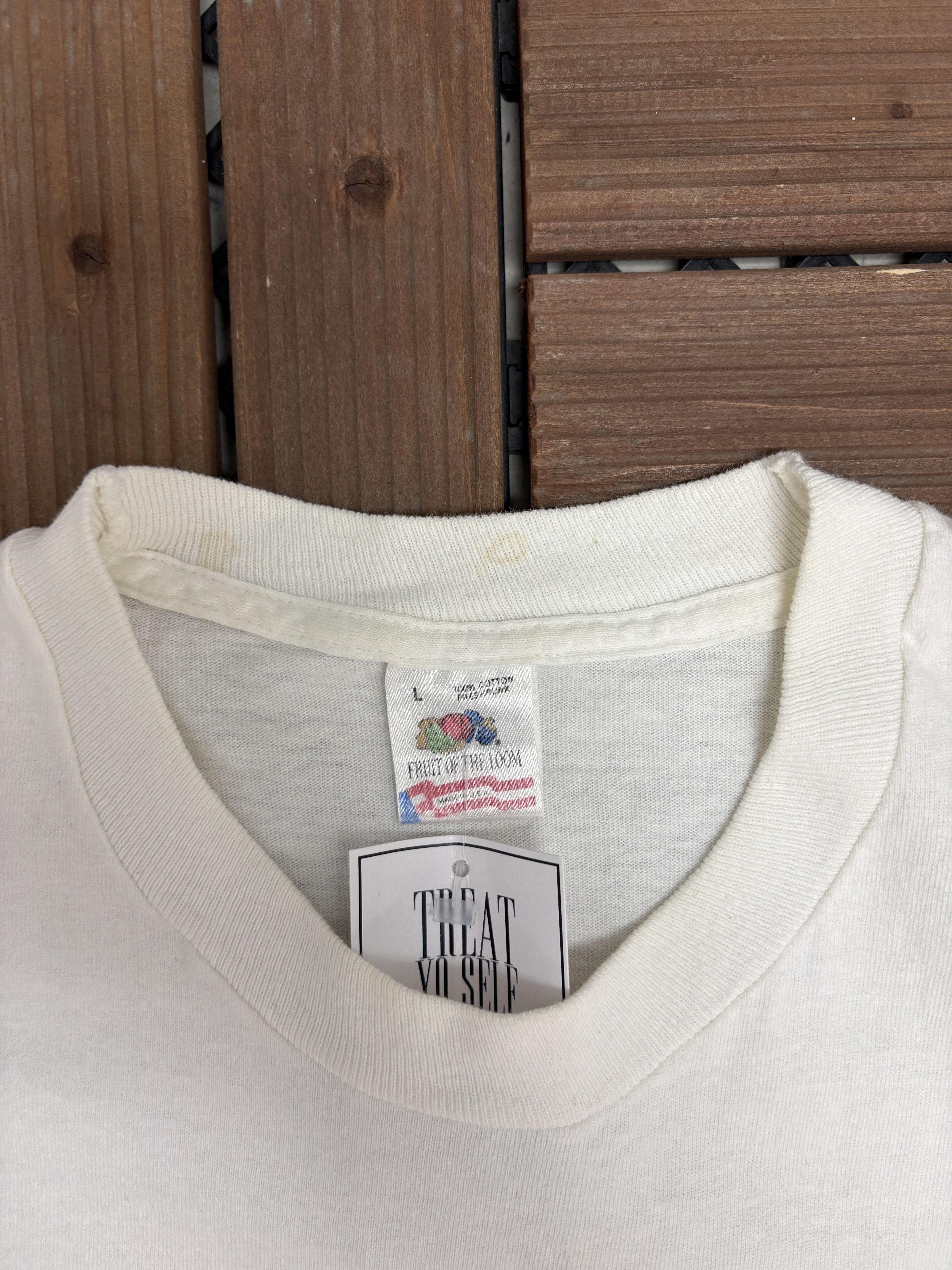 Vintage Chicago Polo Team Vintage White T-Shirt Tee Size US L / EU 52-54 / 3 - 5 Thumbnail