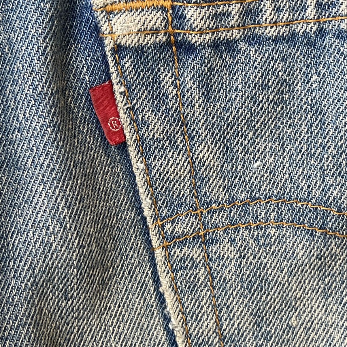 Levi's Vintage 80s Levi's 501 Heavy Vintage Wash Denim Jeans Size US 34 / EU 50 - 18 Thumbnail