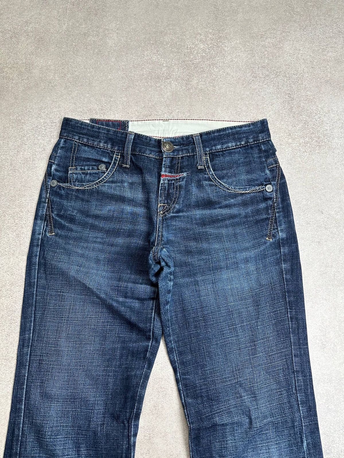 Marithe + Francois Girbaud Vintage MFG Marithe Francois Girbraud Womans Flared Jeans 29 Size 29" - 5 Thumbnail