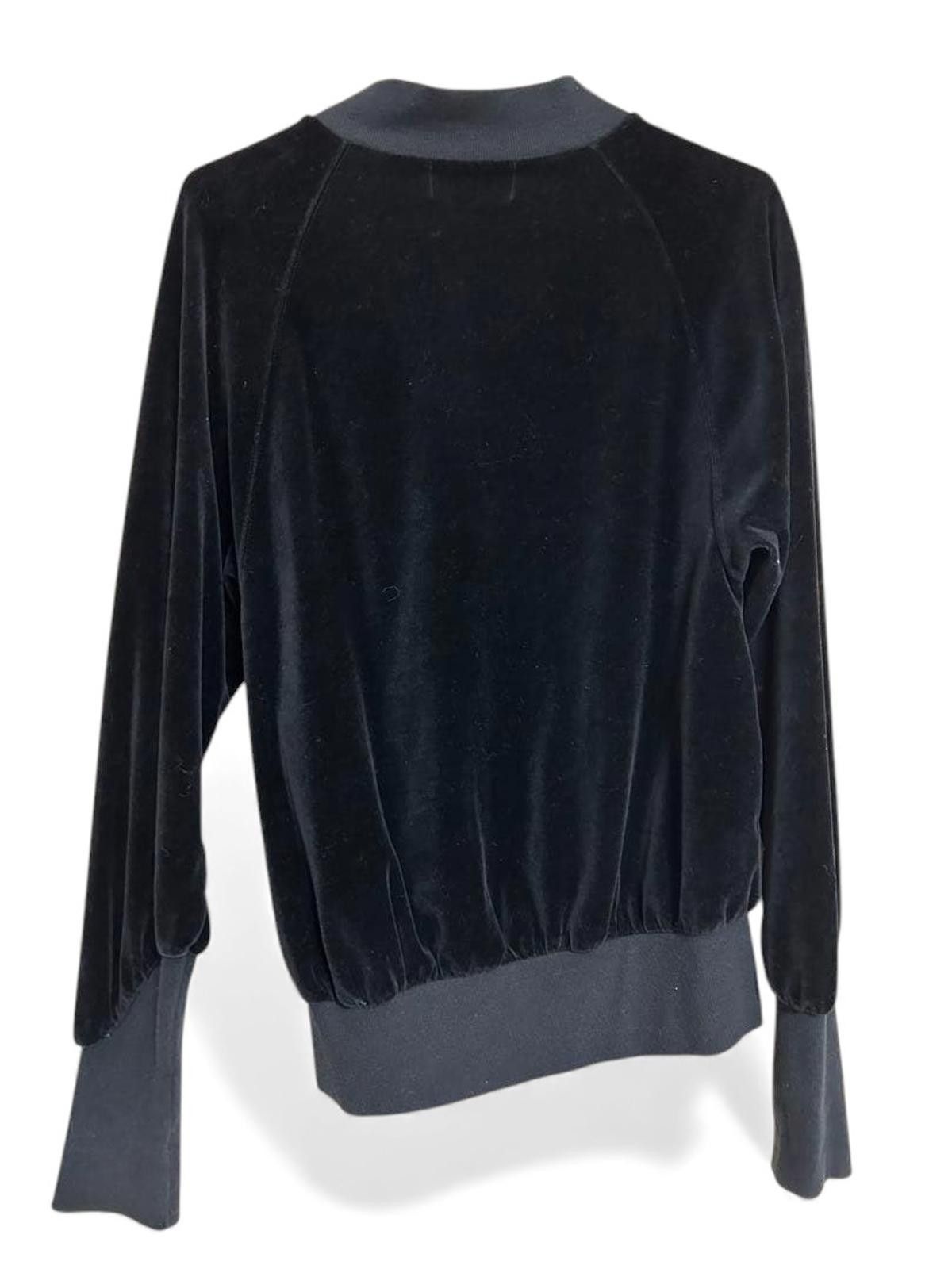 Hysteric Glamour Hysteric Glamour - Black Velvet Varsity Jacket Size M / US 6-8 / IT 42-44 - 4 Thumbnail