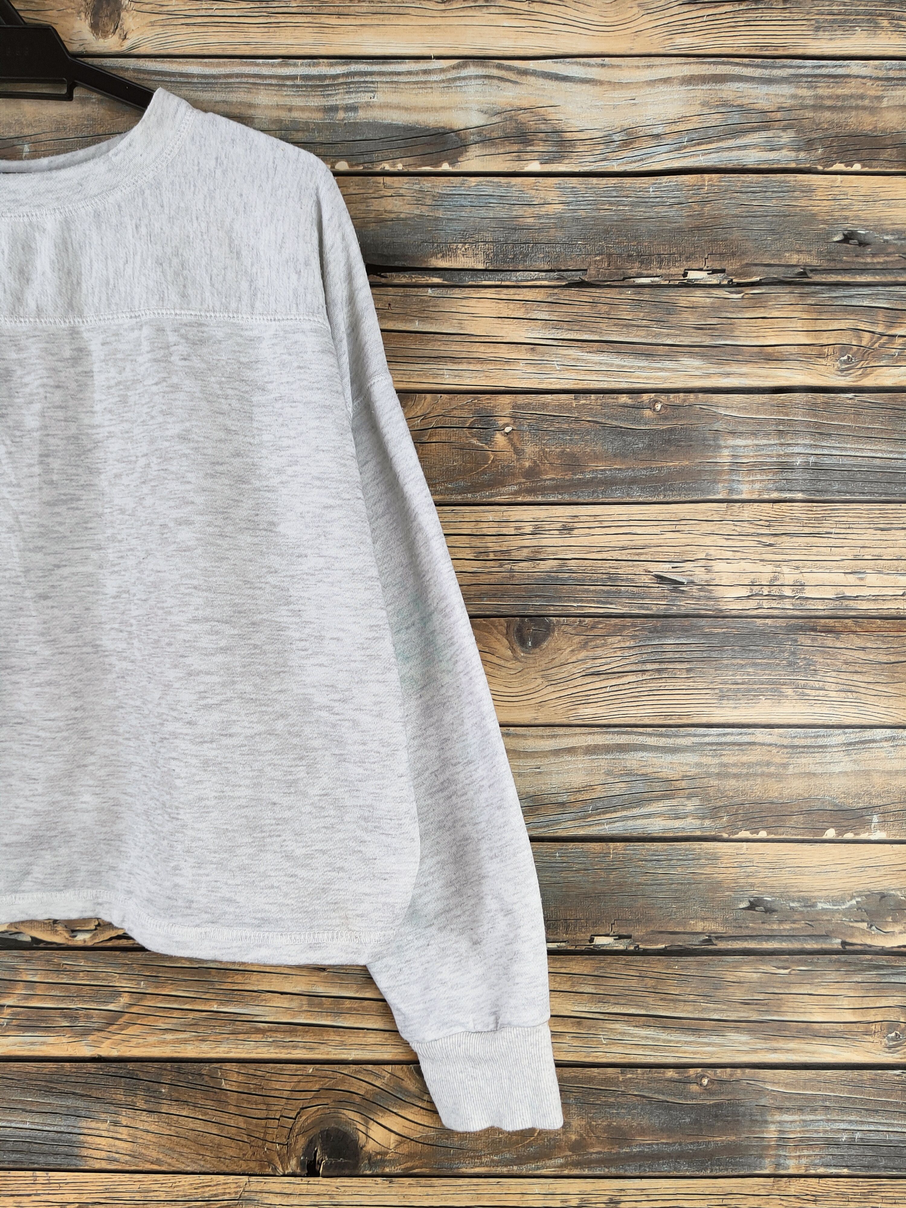 Japanese Brand SUPER RARE 💥 Lunacion Gray Crop Tops Size L / US 10 / IT 46 - 9 Thumbnail