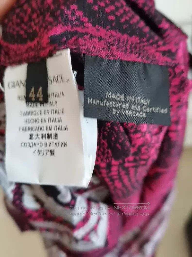Versace Versace Silk shirt dress Size L / US 10 / IT 46 - 5 Thumbnail