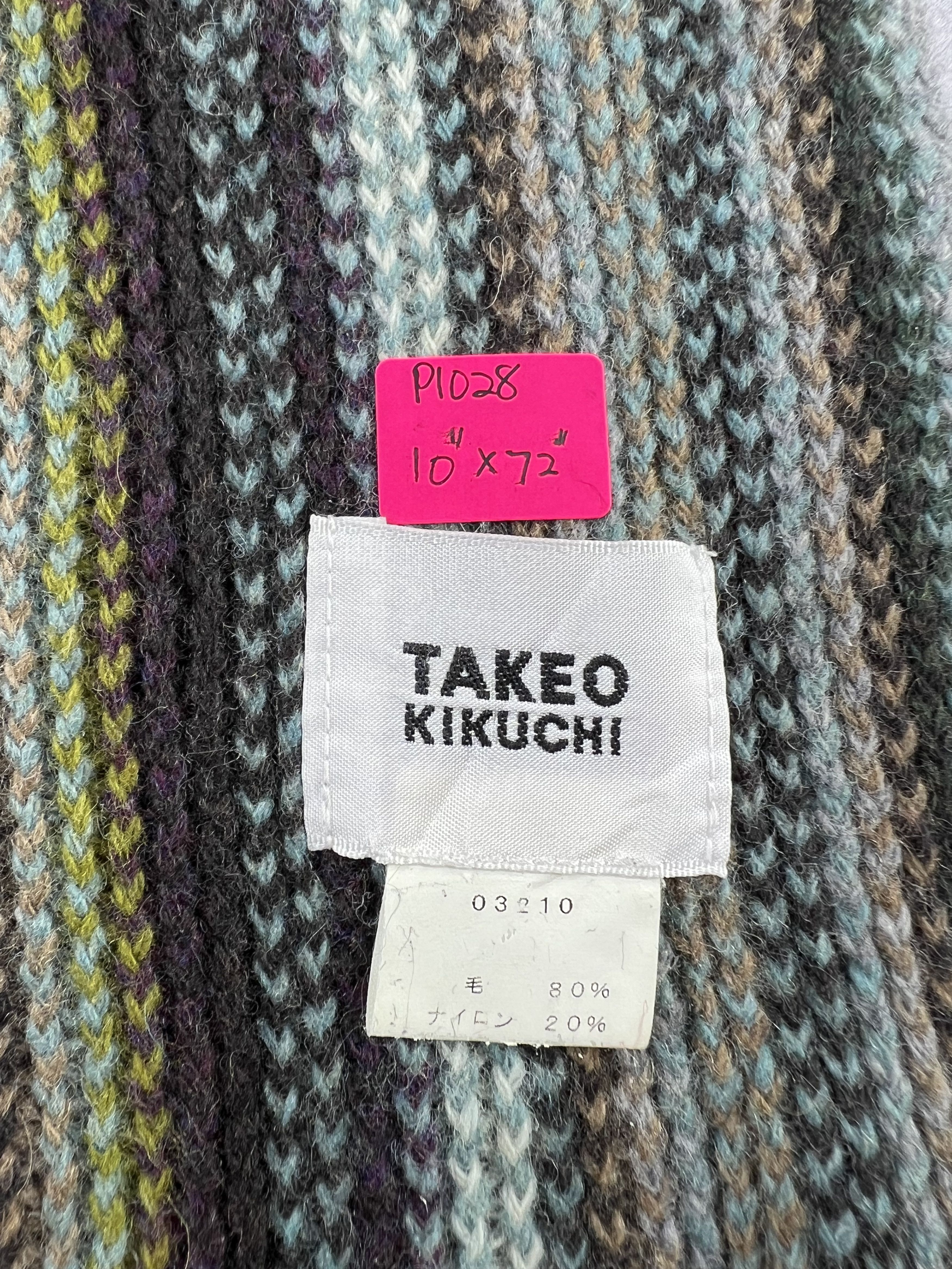 Takeo Kikuchi Takeo Kikuchi Scarf / Muffler / Neckwear P1028 Size ONE SIZE - 4 Thumbnail