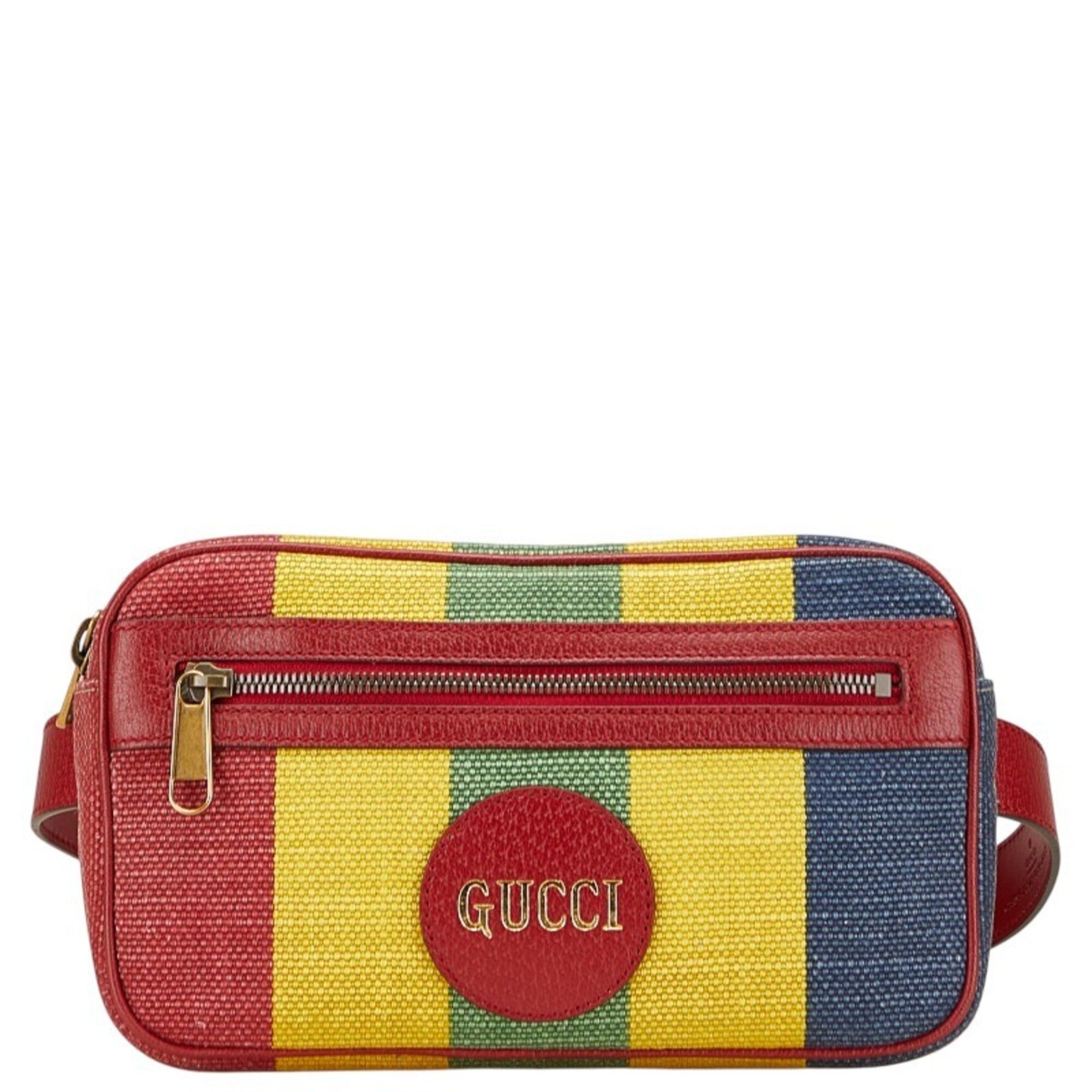 Gucci Gucci Byadella Body Bag Waist 625895 Multicolor Canvas Leather Women's GUCCI Size ONE SIZE - 1 Thumbnail