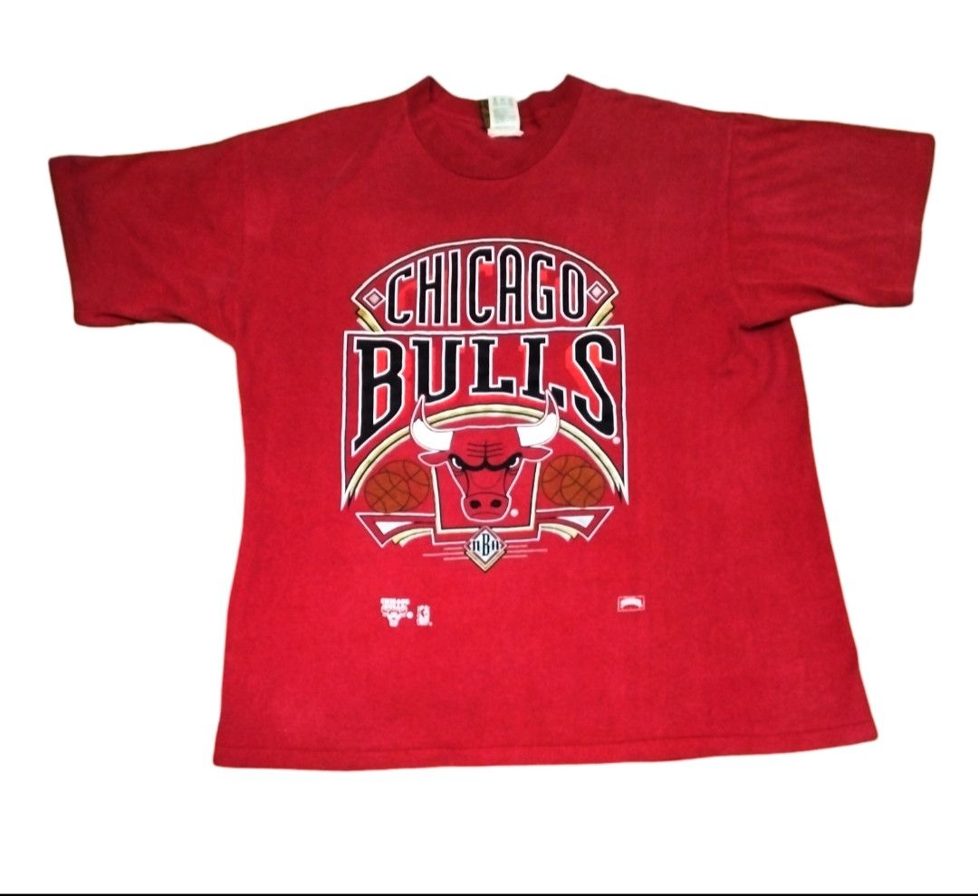 NBA × Sports Specialties Vintage Chicago Bulls Nutmeg Tags Shirt Size US L / EU 52-54 / 3 - 1 Thumbnail