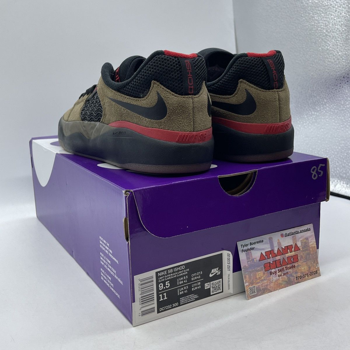 Nike Ishod wair light olive Size US 9.5 / EU 42-43 - 4 Thumbnail