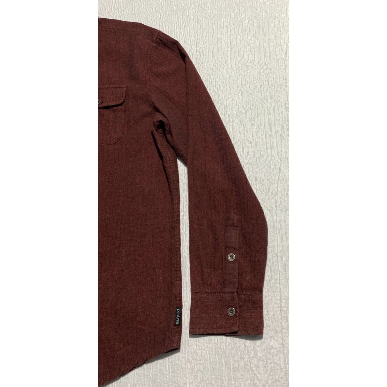 Prana PrAna Flannel Shirt Long Sleeve Button Up Mens XL Red Size US XL / EU 56 / 4 - 7 Thumbnail
