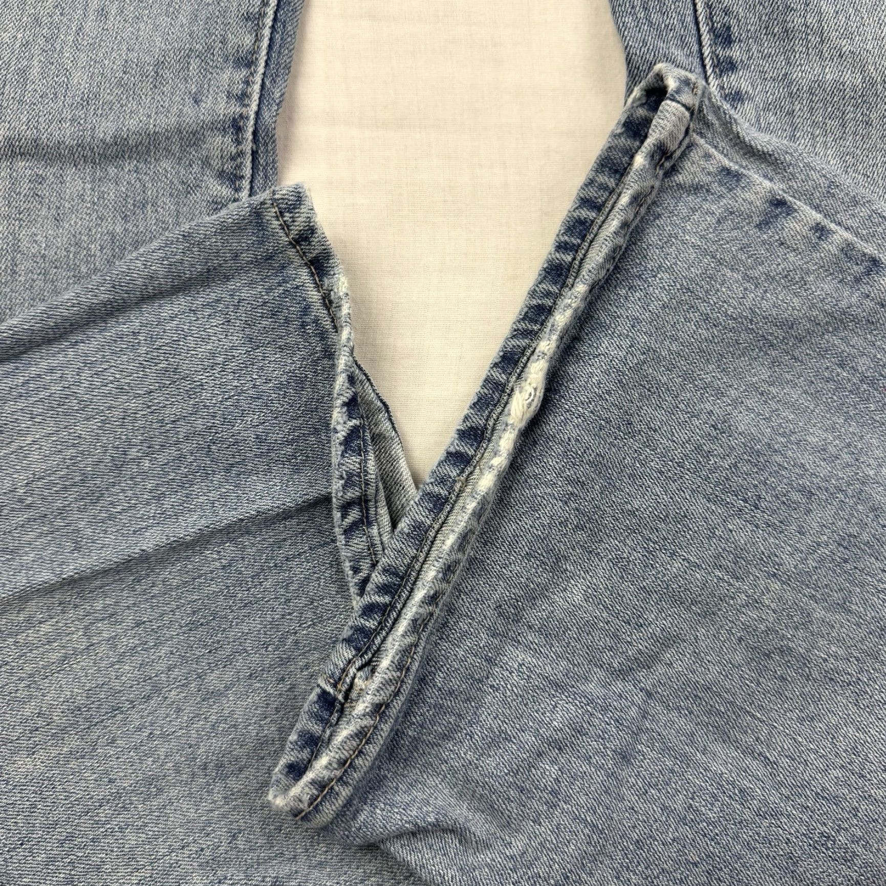 Vintage Y2K Aeropostale Skinny Jeans Womens 13/14R Hipster Punk Hippie 2000s Blue Slim Straight Vintage Jeans Womens Size 34" / US 12 / IT 48 - 3 Thumbnail