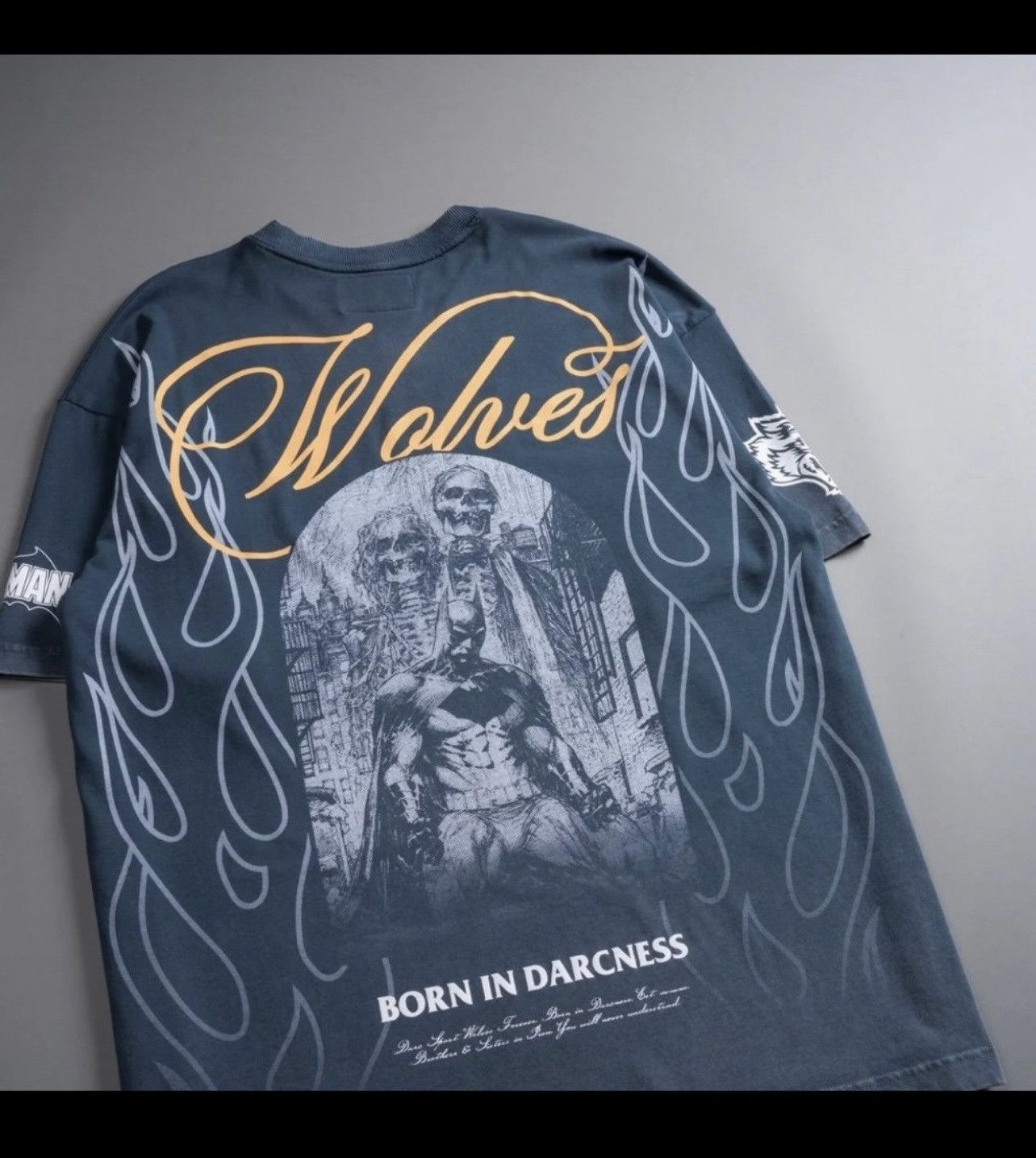 Darc Sport DARC SPORT X BATMAN “DARC RISES” TEE IN GOTHAM BLUE-XL Size US XL / EU 56 / 4 - 3 Thumbnail