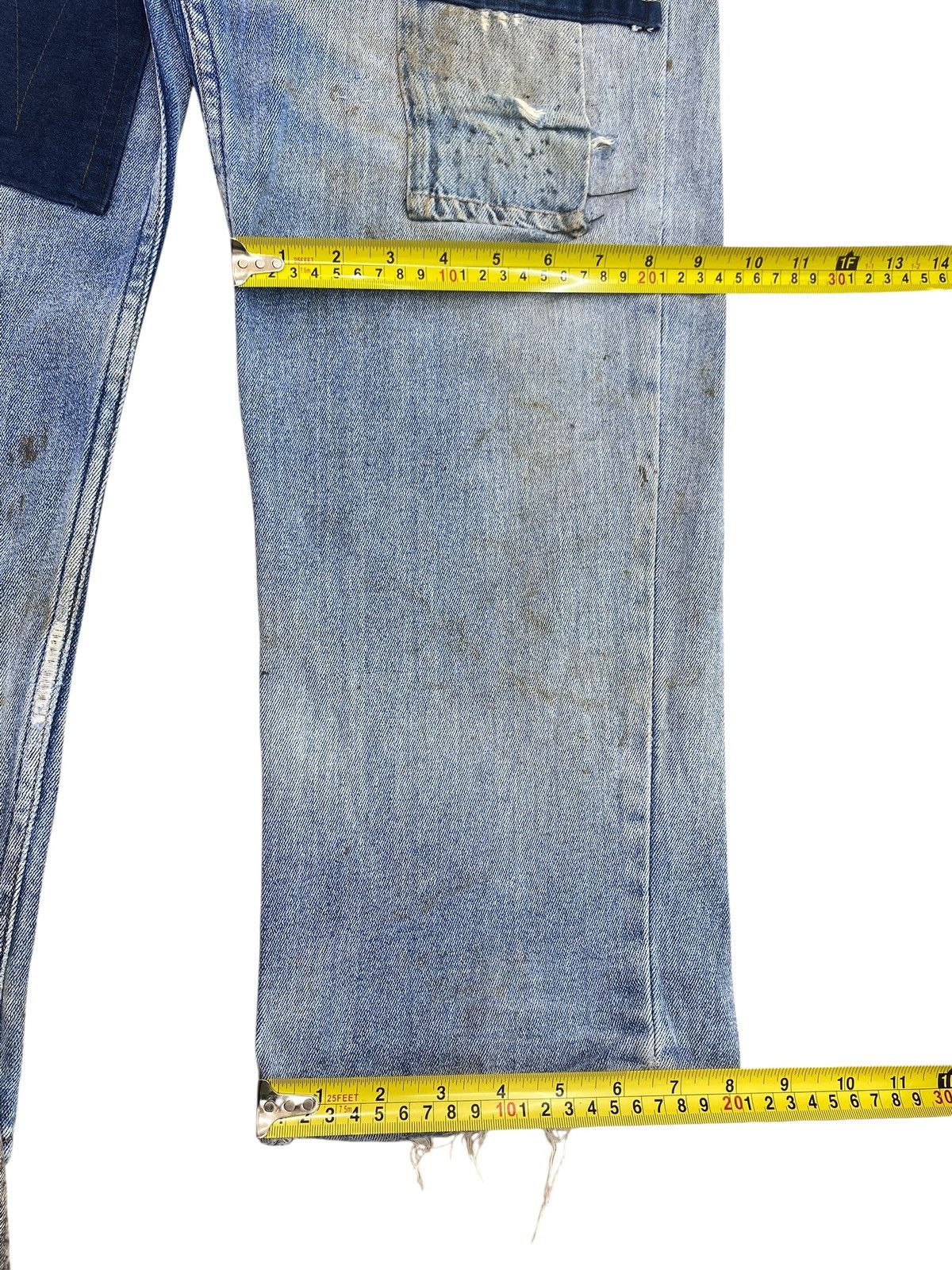 Japanese Brand Vintage Japanese Brand Patchwork Style Baggy Jeans Size US 33 - 13 Thumbnail