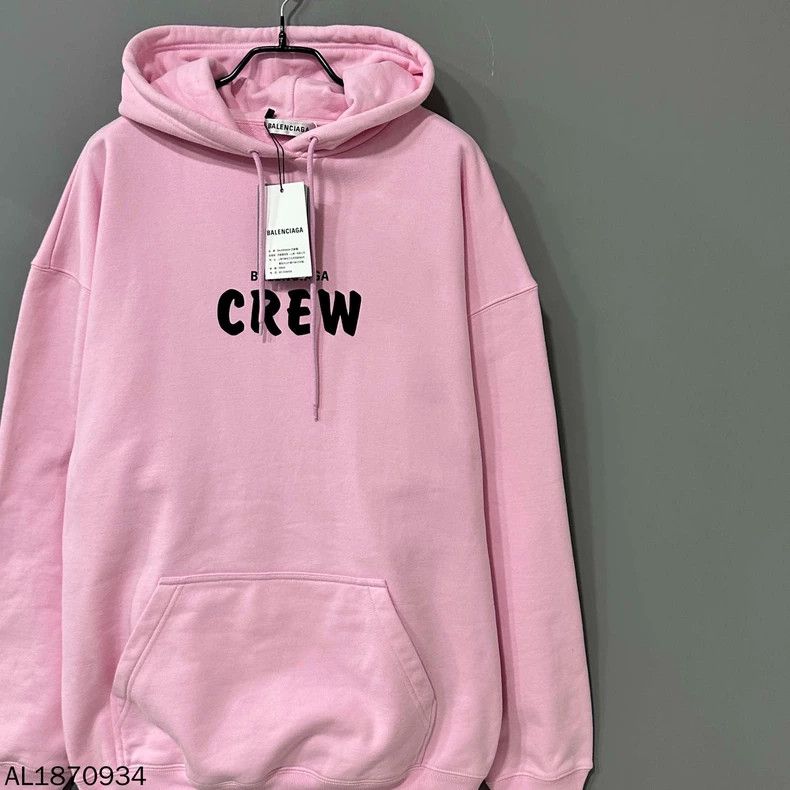 Balenciaga Balenciaga Crew Pink Hoodie 2501-Nextarrow Size US S / EU 44-46 / 1 - 3 Thumbnail