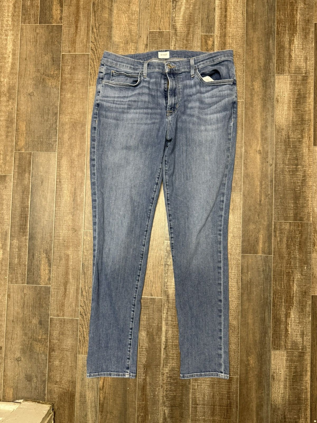 Hudson Hudson Ace Skinny Fit Light Blue Wash Denim Jeans Size US 36 / EU 52 - 1 Thumbnail