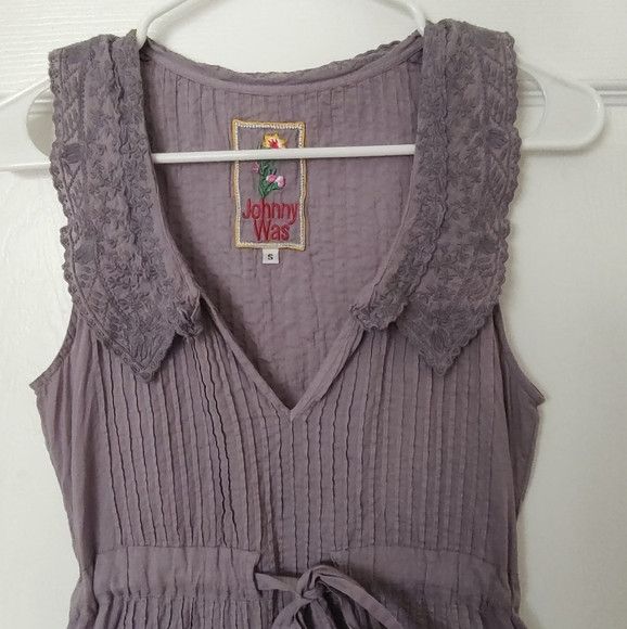 Johnny Was Johnny Was lavender embroidered sleeveless mini dress S Size S / US 4 / IT 40 - 5 Thumbnail
