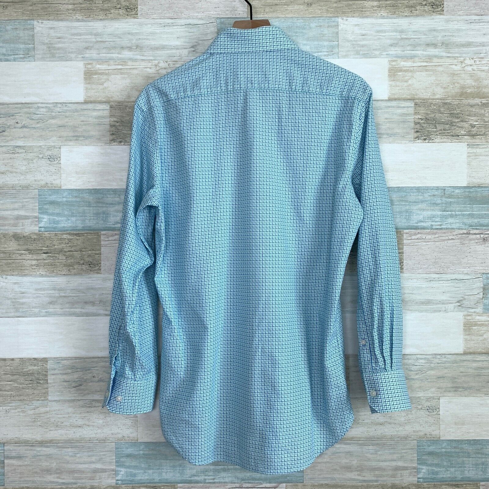 Tailorbyrd TailorByrd Button Front Shirt Blue Trim Mens 15.5 33 Size US M / EU 48-50 / 2 - 4 Thumbnail