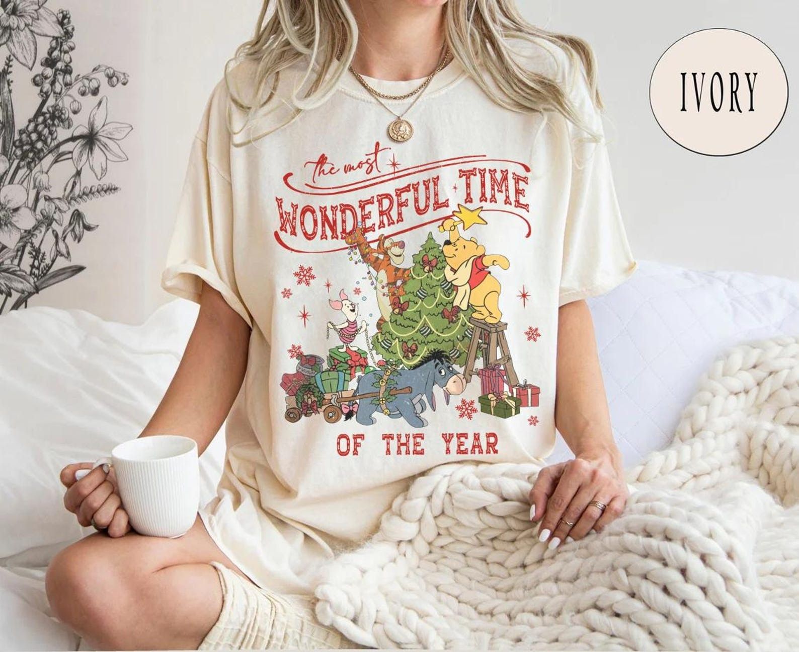 Designer × The Unbranded Brand Vintage Christmas Shirt, Its Most Wonderful Time of The Year Size XL / US 12-14 / IT 48-50 - 1 Thumbnail