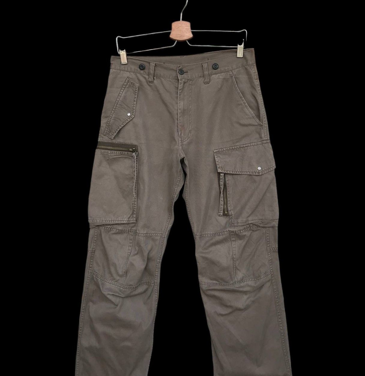 PPFM BJ03-44 RARE PPFM MILITARY TRACKTOR CARGO PANT DRAWSTRING Size US 30 / EU 46 - 9 Thumbnail