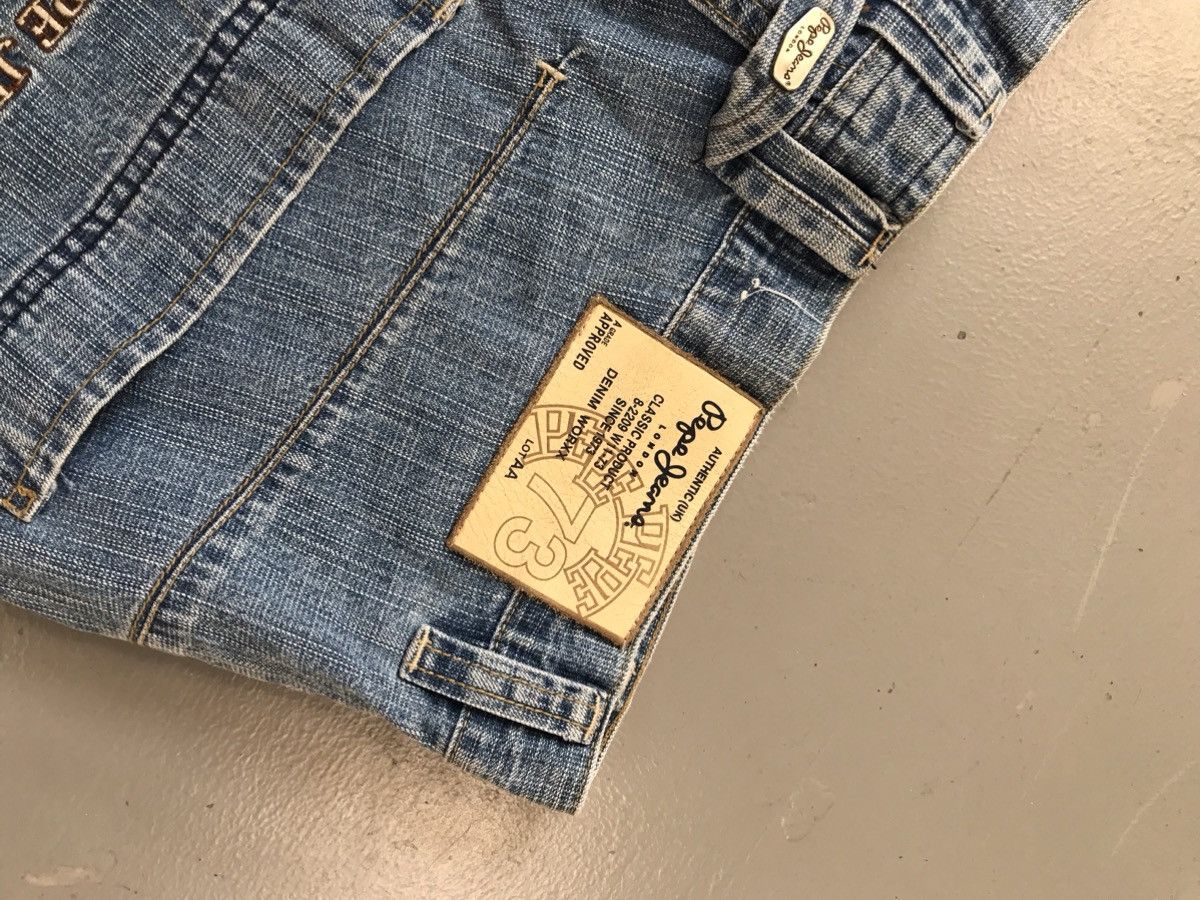 Pepe Jeans × Vintage vintage Pepe jeans SpellOut distressed embroidered denim Size US 34 / EU 50 - 16 Thumbnail