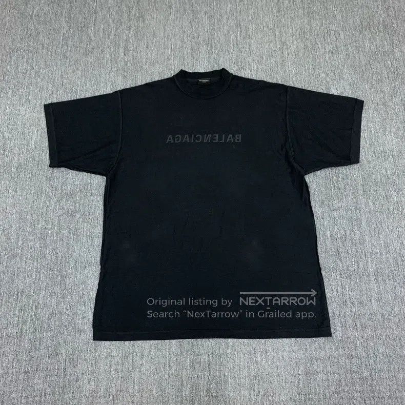 Balenciaga Balenciaga Black Double-Sided Mirror Short Sleeve Size US L / EU 52-54 / 3 - 8 Thumbnail
