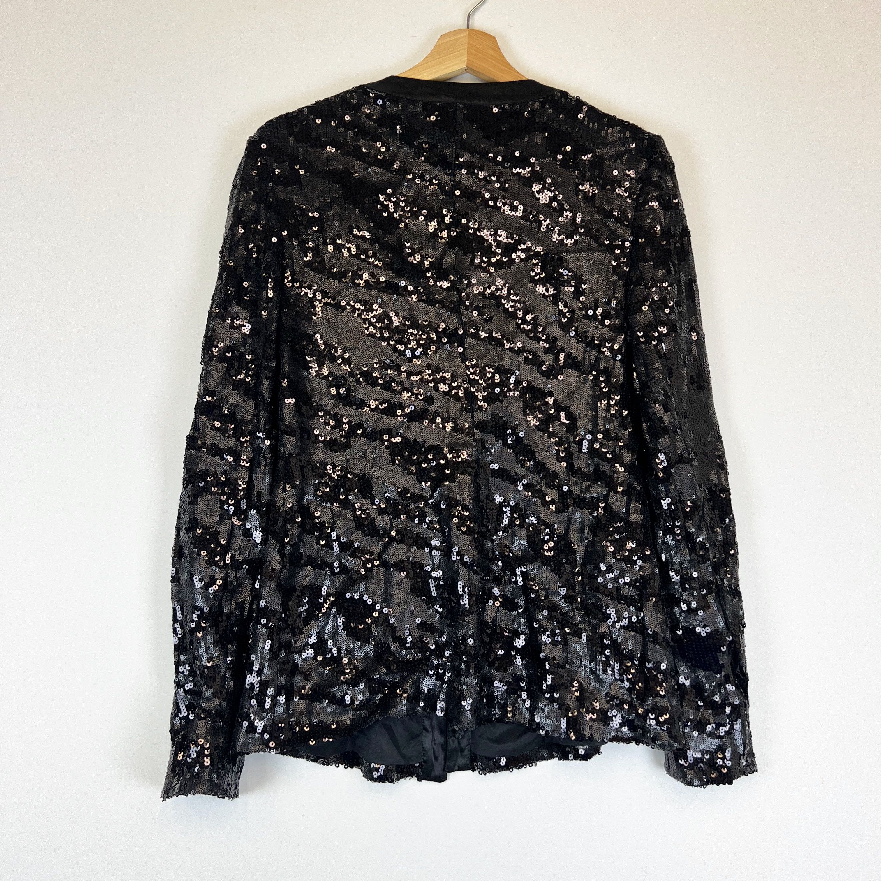 Rachel Zoe NEW Rachel Zoe SP12J11 Allover Sequin Size L / US 10 / IT 46 - 4 Thumbnail
