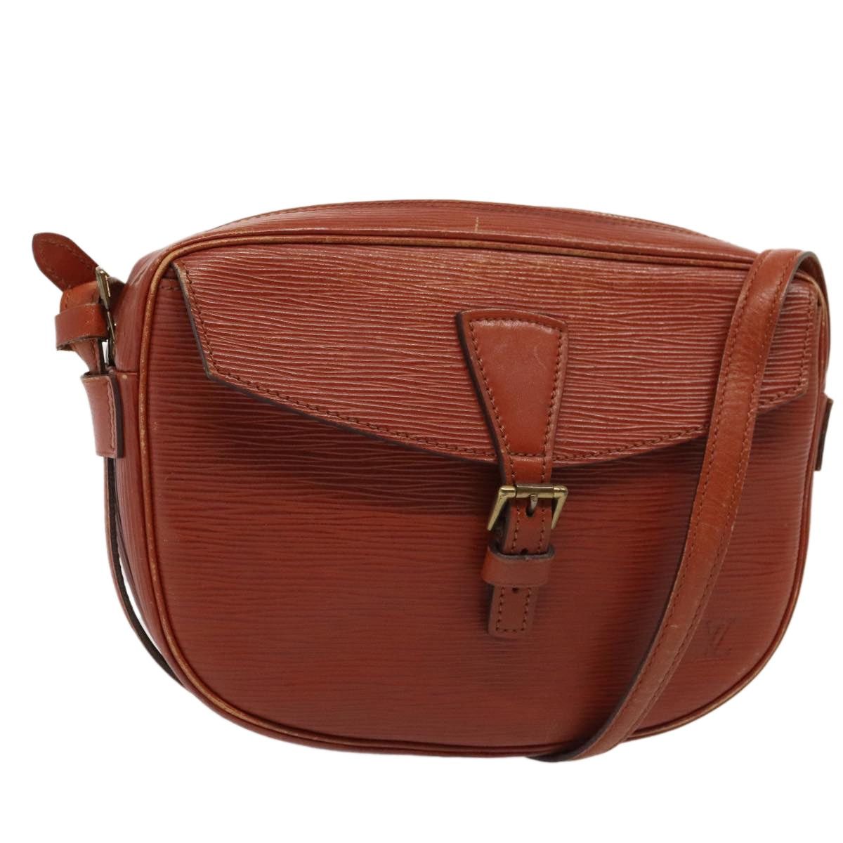 Louis Vuitton LOUIS VUITTON Epi Jeune Fillemm Shoulder Bag Brown M52153 Size ONE SIZE - 1 Thumbnail