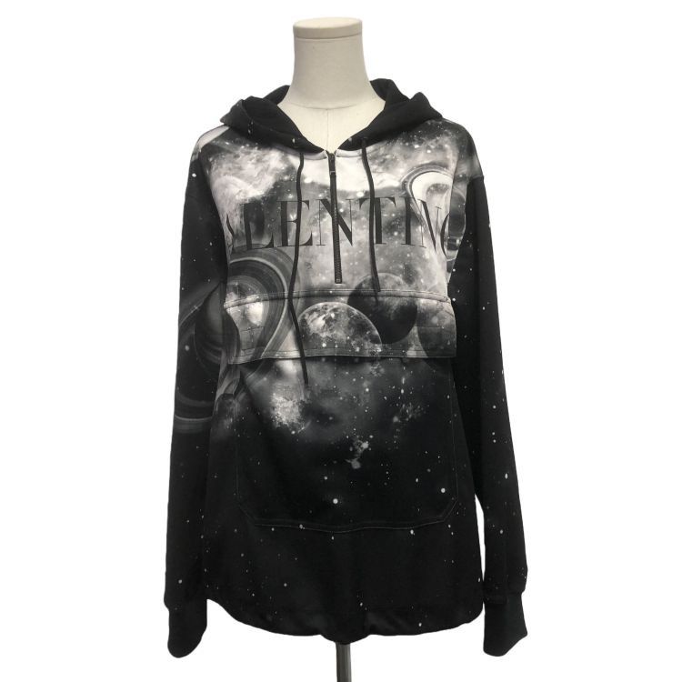 Valentino Valentino Galaxy Print Half-Zip Hoodie Size S Size US S / EU 44-46 / 1 - 1 Thumbnail