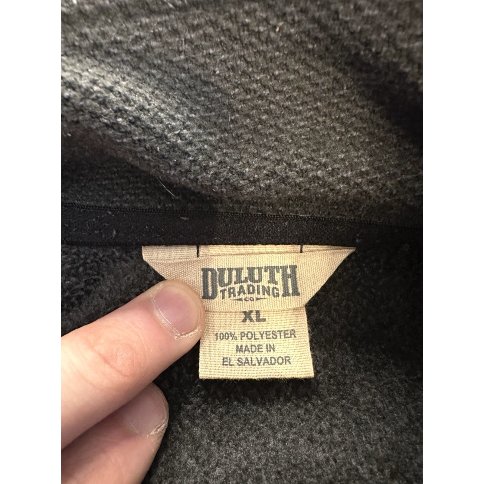 Vintage Duluth Full Zip Anorak Jacket XL Mens Gray Solid Jacket, 100% Polyester, Pockets, Fall Winter Spring, Regular Fit, Alaskan Hardgear Size US XL / EU 56 / 4 - 5 Thumbnail