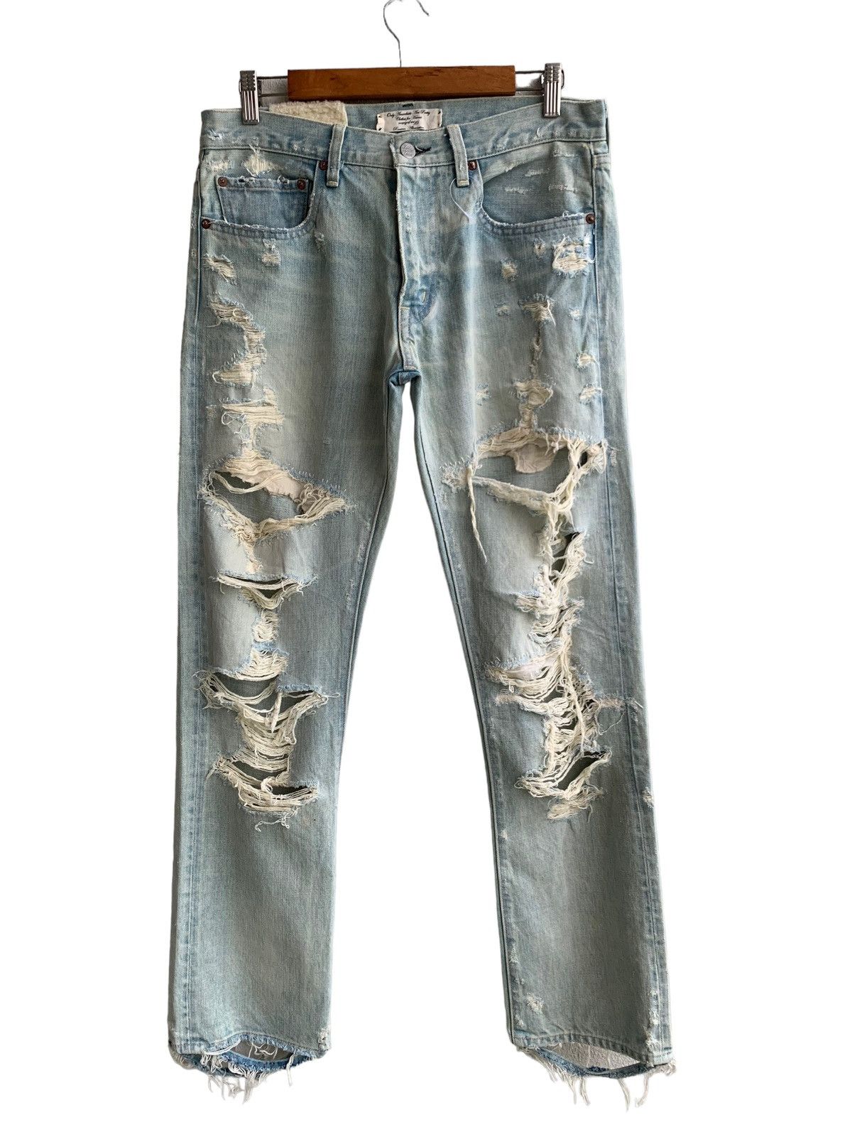 Hope 🔥⚡️Vintage Japanese Brand Distressed RNA Jeans Size US 31 - 11 Thumbnail