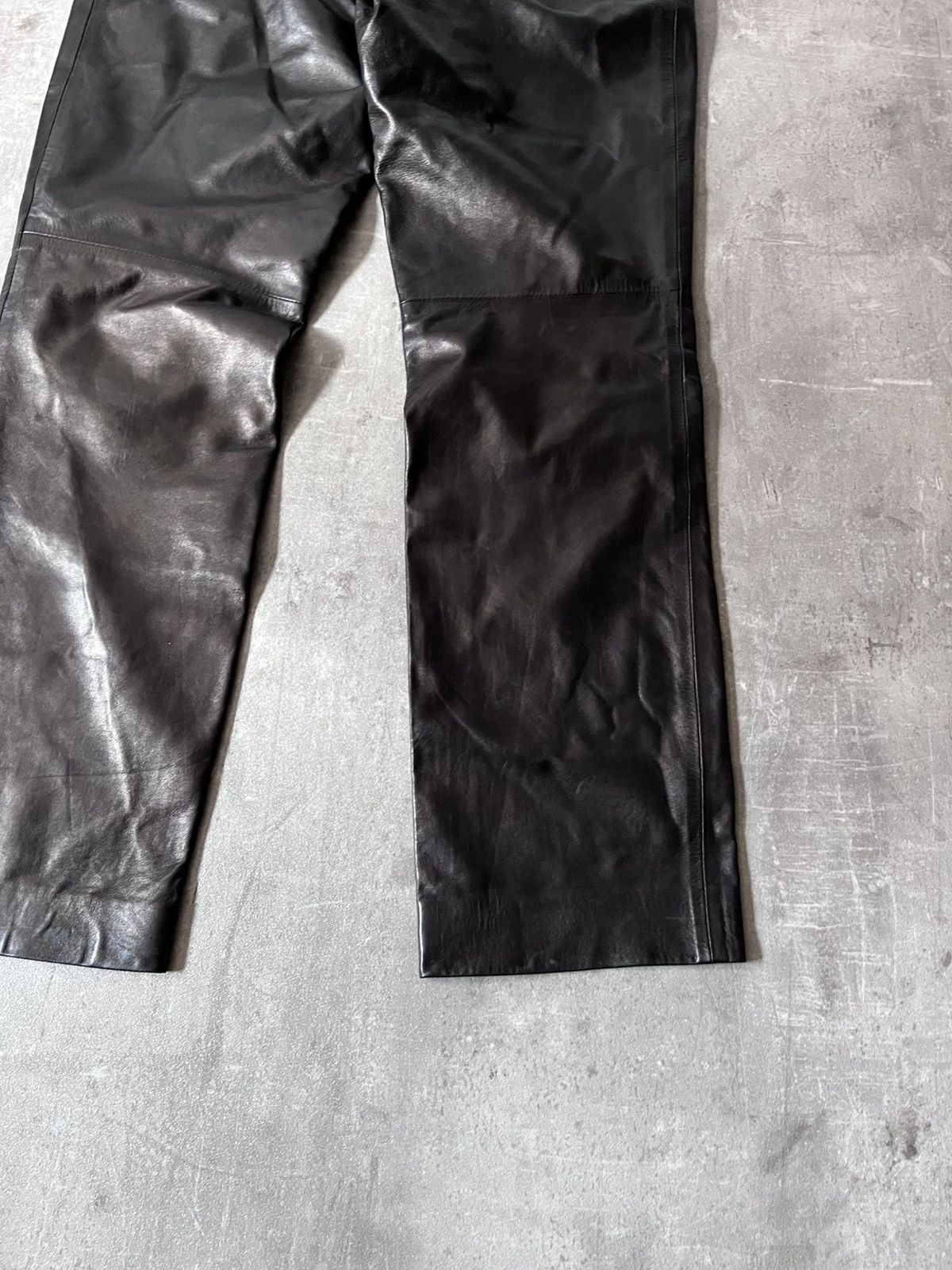 Gucci Gucci by Tom Ford 00s black leather pants Size US 30 / EU 46 - 11 Thumbnail