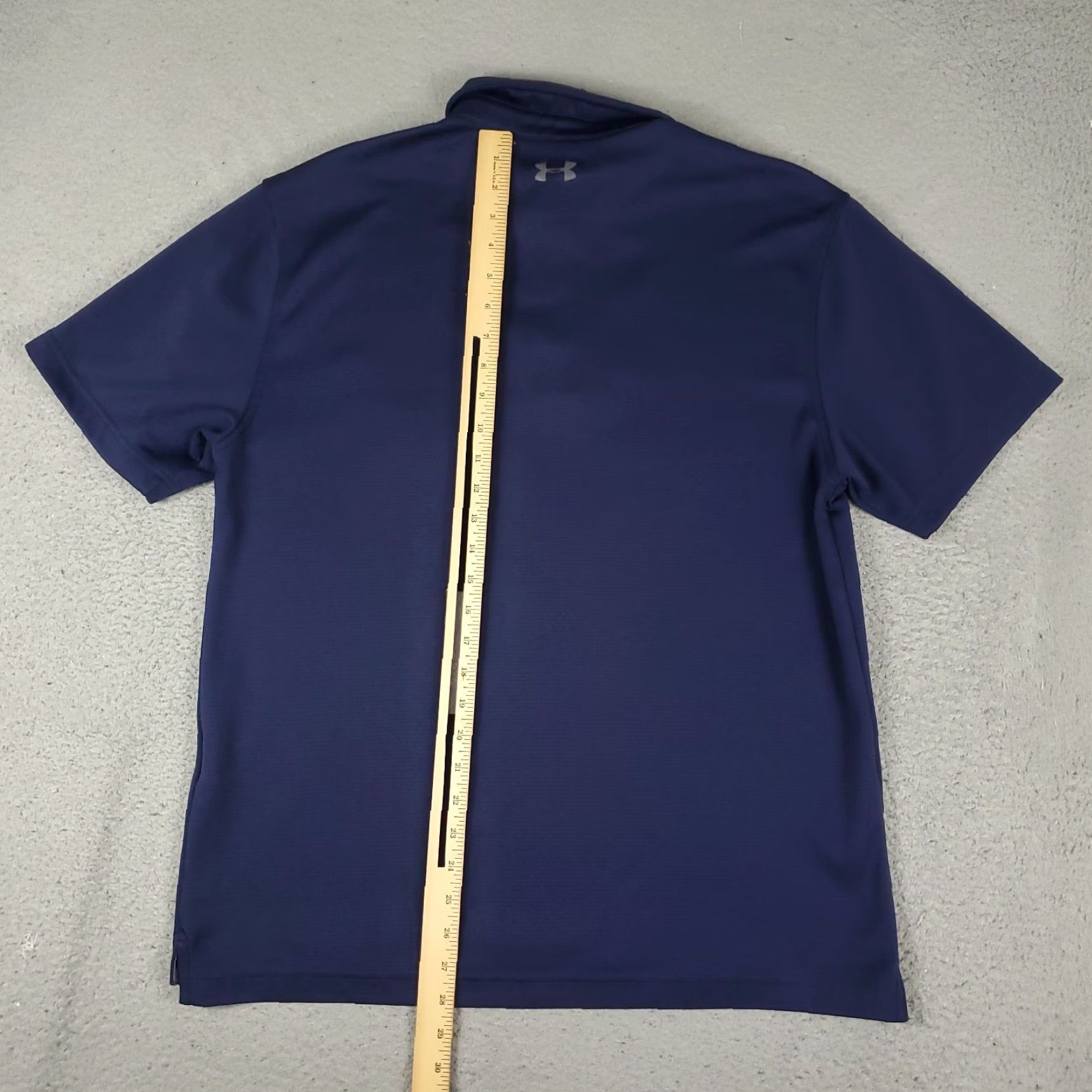 Under Armour Under Armour Polo Shirt Mens L Navy Blue Golf Casual Short Sleeve Size US L / EU 52-54 / 3 - 3 Thumbnail