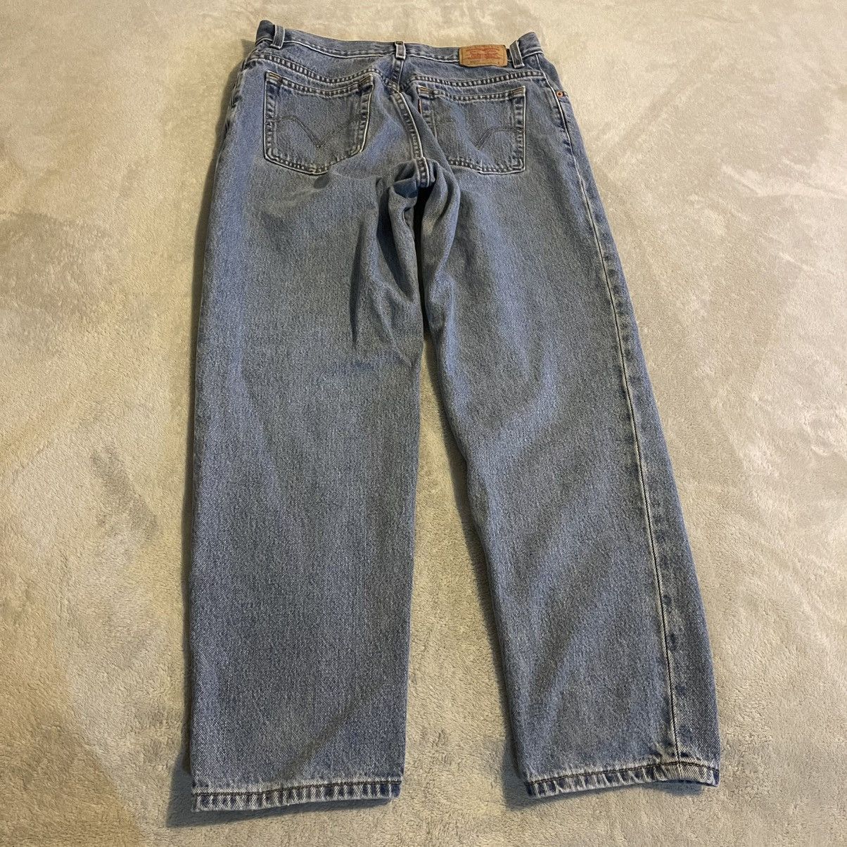 Levi's Vintage Levi's 550 Jeans Women 16 Blue Relaxed Fit Tapered Size 33" - 2 Thumbnail
