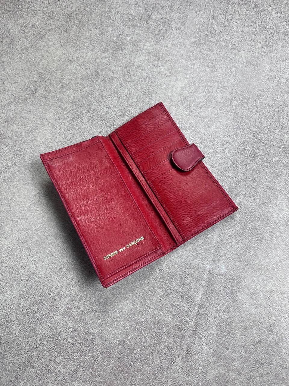 Comme des Garcons Vintage Comme Des Garcons Red Leather Clutch Wallet Rare Size ONE SIZE - 7 Thumbnail