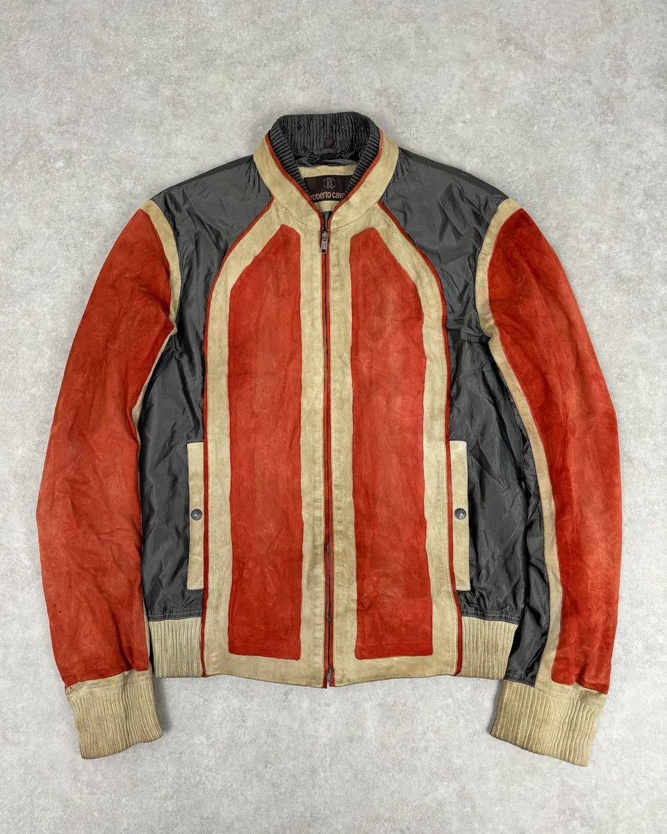 Roberto Cavalli Roberto Cavalli Biker Suede Calf Leather Jacket Size US M / EU 48-50 / 2 - 1 Thumbnail