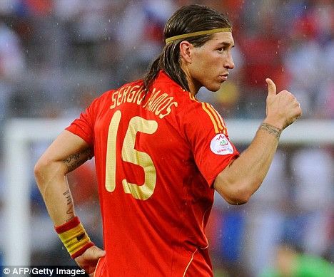 Adidas Spain Euro 2008 home shirt #15 Sergio Ramos | Grailed