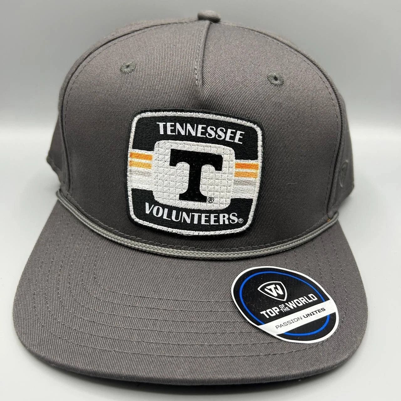 Top Of The World Tennessee Volunteers Hat Men Gray Snap Back Cap Cotton Size ONE SIZE - 1 Thumbnail