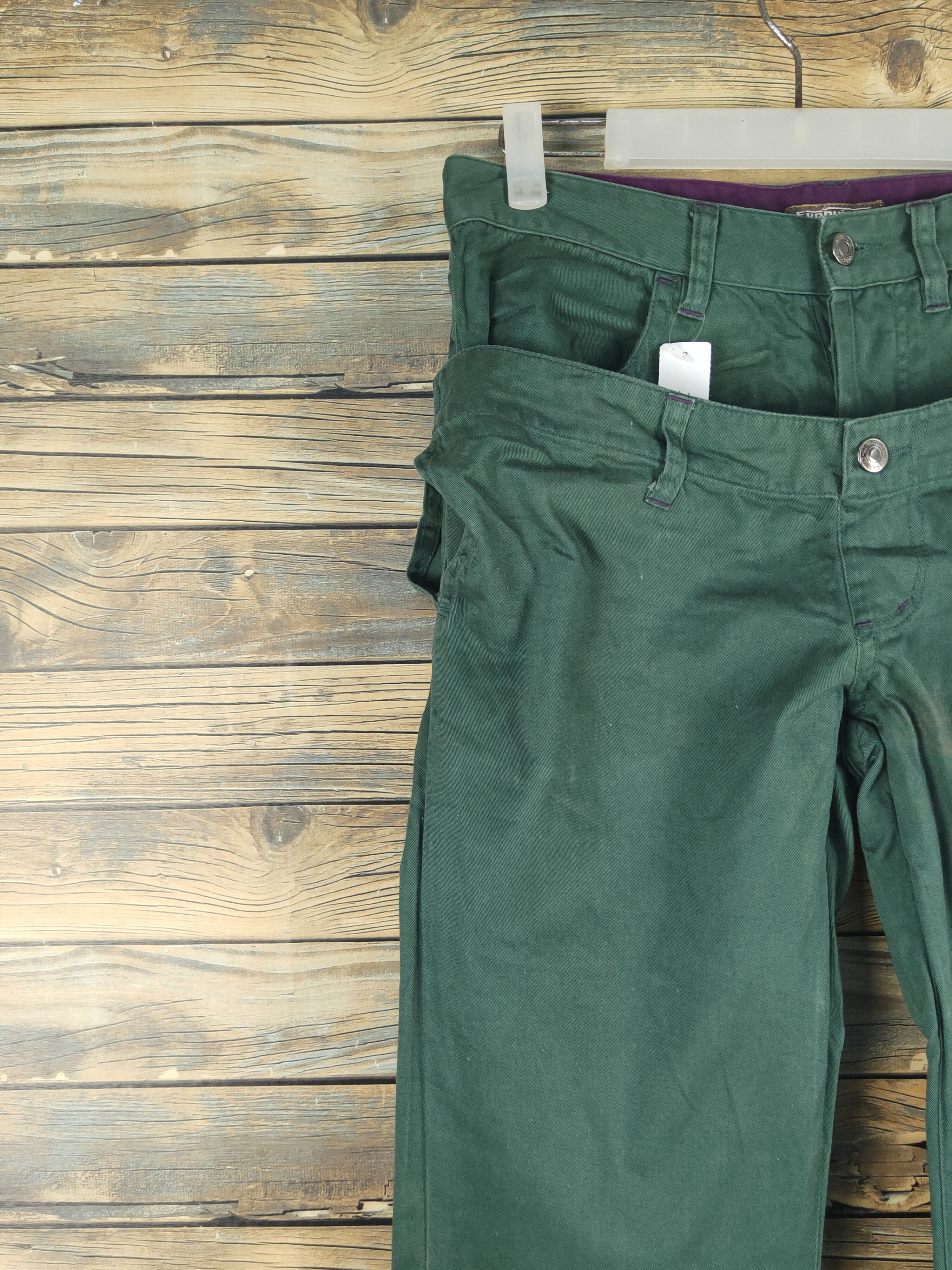Japanese Brand DL Euphuistic Green Multipocket Casual Pants #1538 Size US 30 / EU 46 - 3 Thumbnail