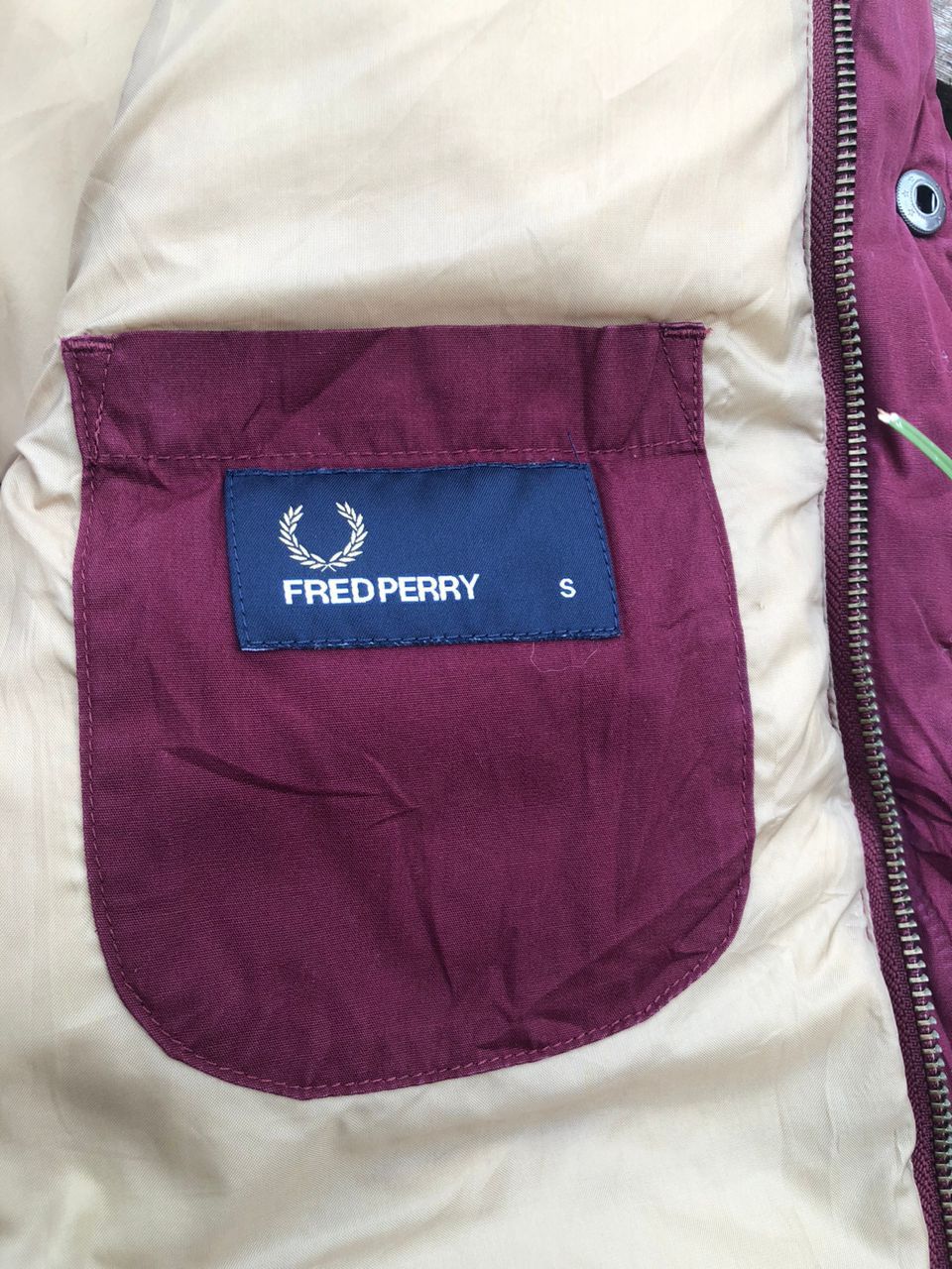 Fred Perry Fred Perry Maroon Puffer Vest Size US S / EU 44-46 / 1 - 3 Thumbnail