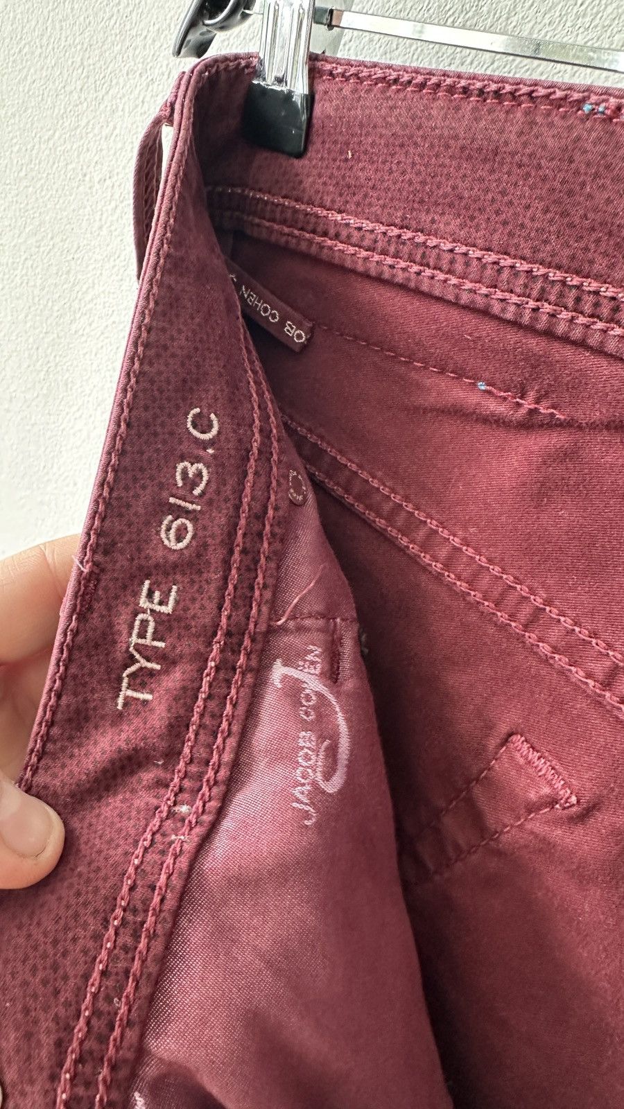 Jacob Cohen Jacob Cohen 613 Comfort Trousers Chinos Micro Pattern Sz 32 Size US 32 / EU 48 - 15 Thumbnail