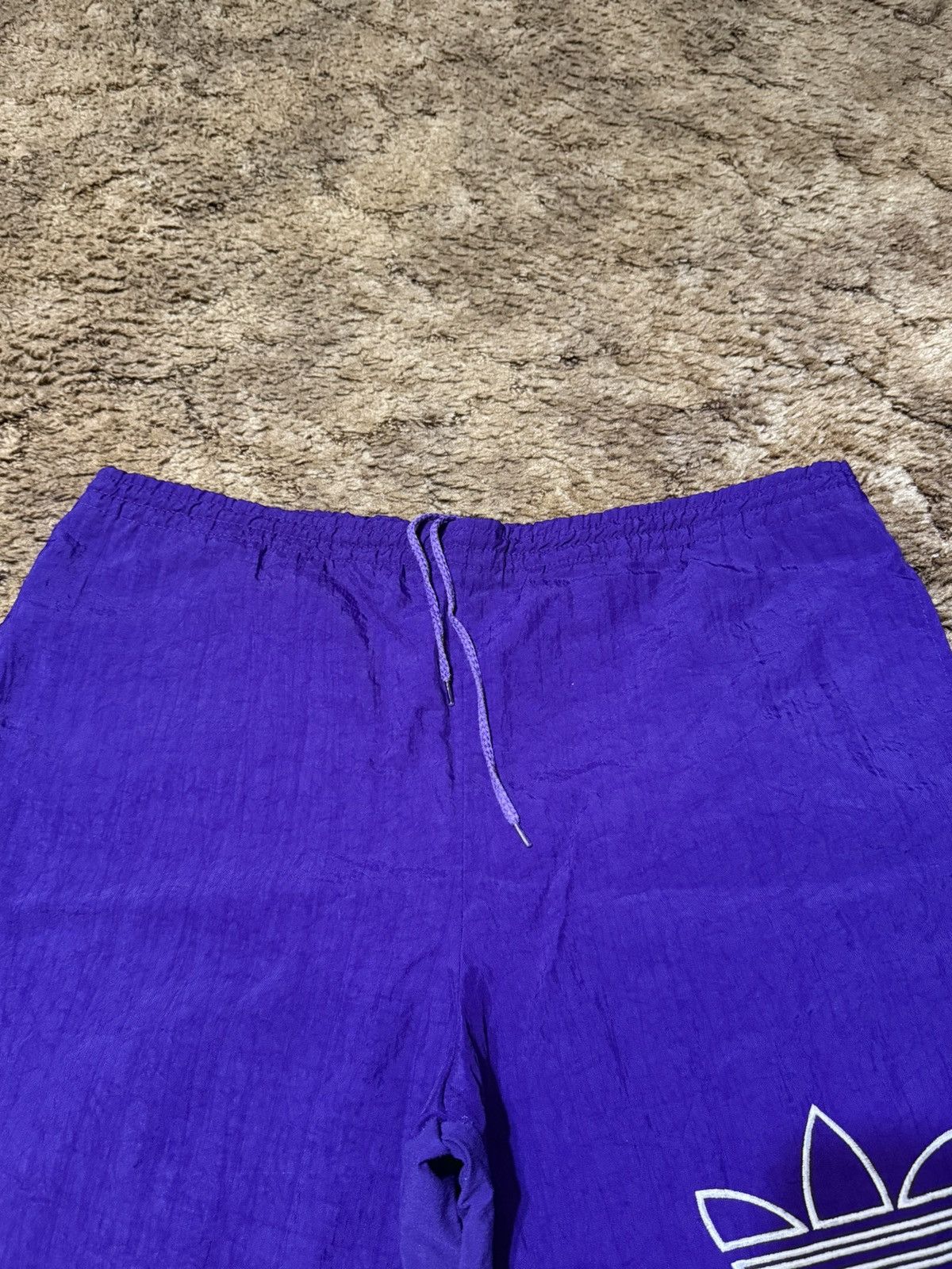 Adidas Vintage 80s Adidas Shorts Purple Medium Size US 38 / EU 54 - 5 Thumbnail
