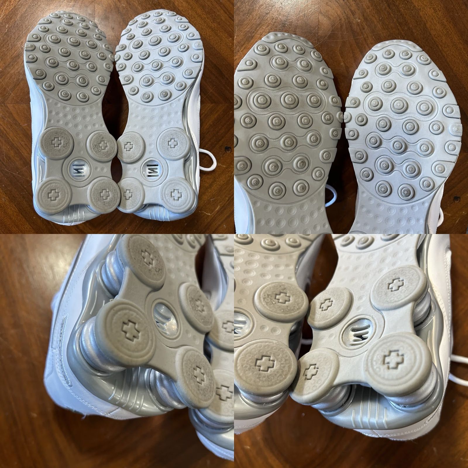 Nike Nike Shox Avenue White 833584-100 Sneaker Men 12 AS IS Good Condition 2016 Net Easy Size US 12 / EU 45 - 11 Thumbnail