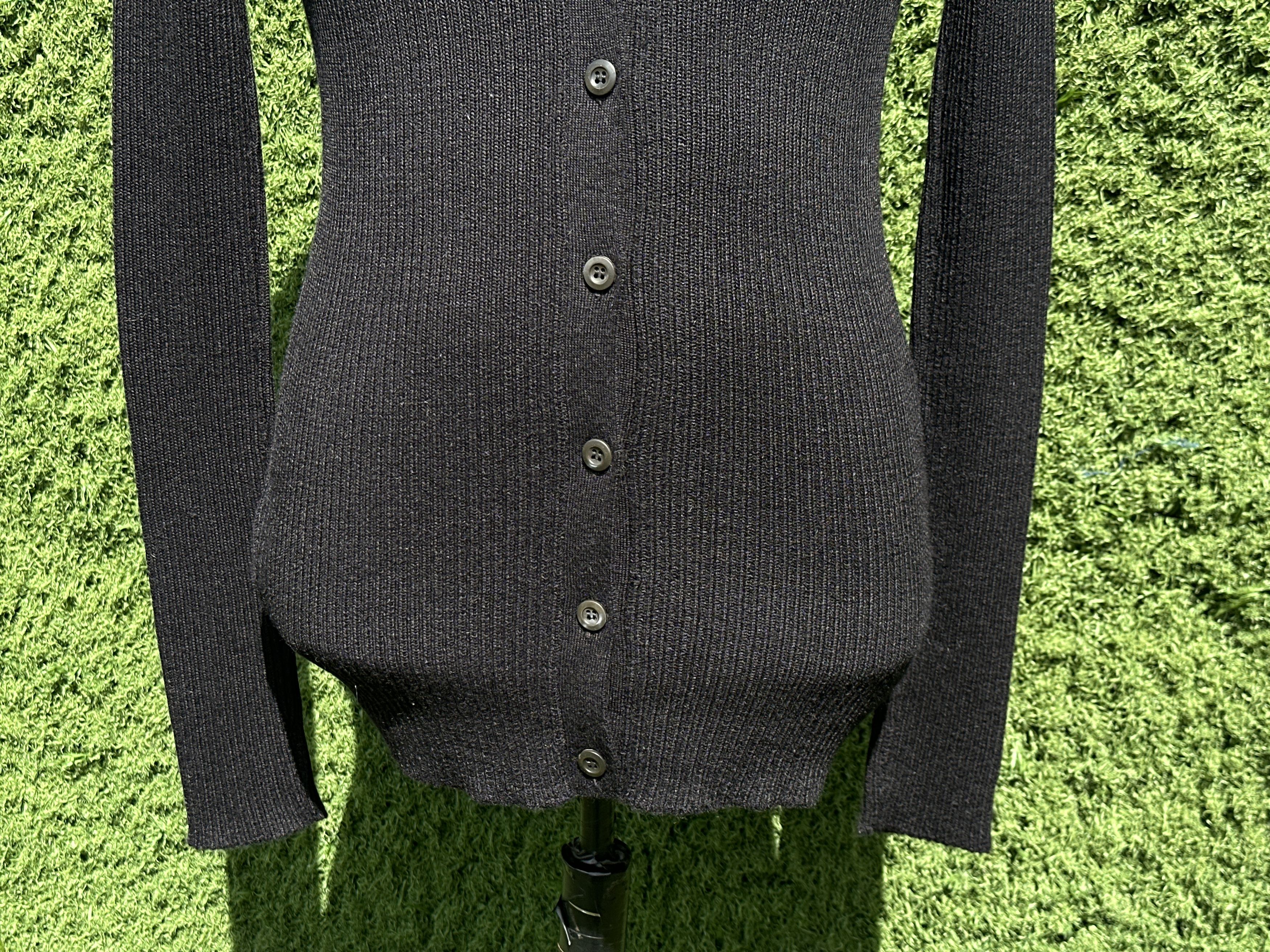 Prada Prada 100% Alpaca Peru Knit Slim Stretch Cardigan 44 IT Size M / US 6-8 / IT 42-44 - 8 Thumbnail