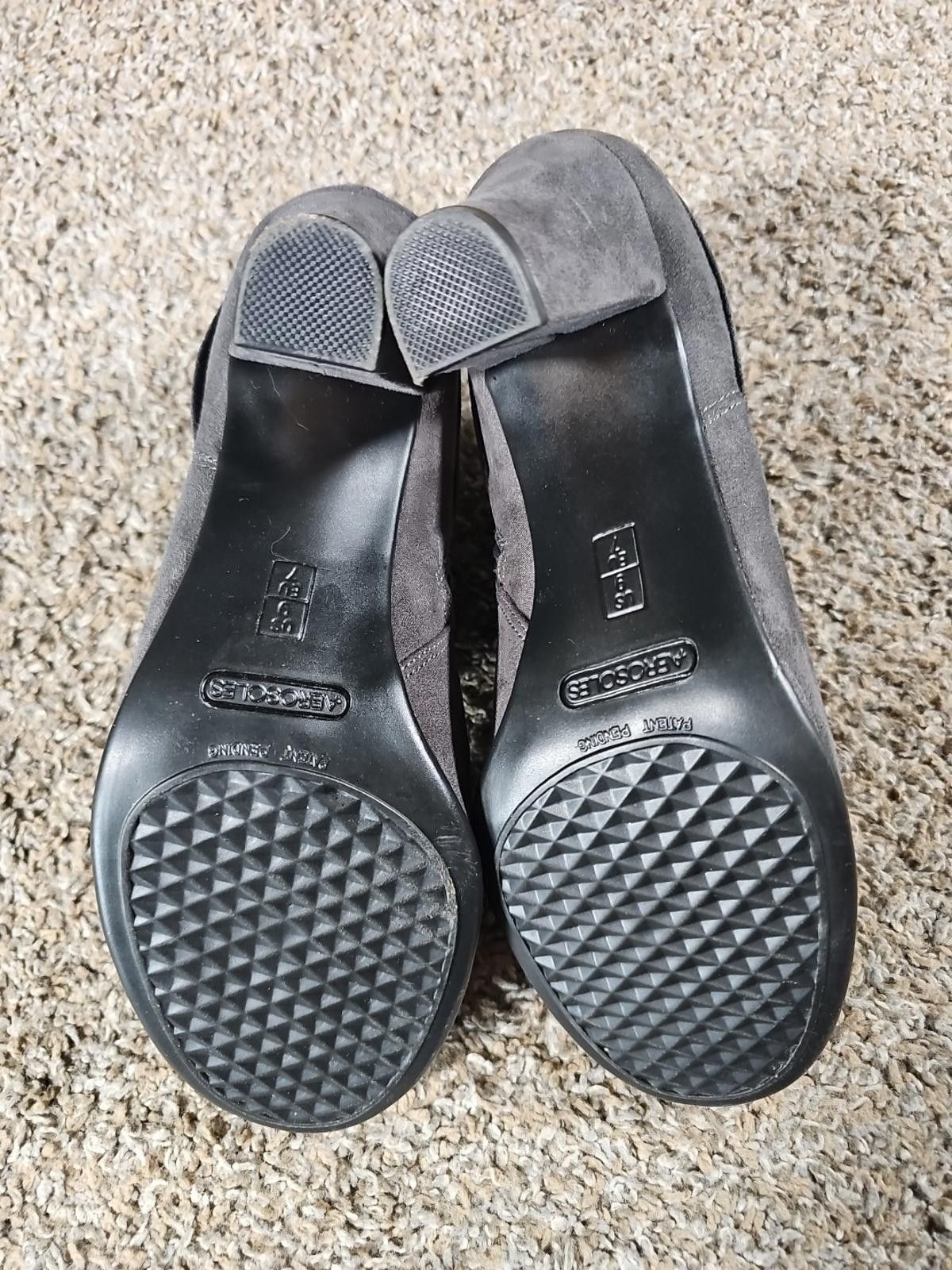 Other Aerosoles HEELREST Shoes Womens Gray Suede Heels Sz US9 EUR7 Size US 9 / IT 39 - 5 Thumbnail