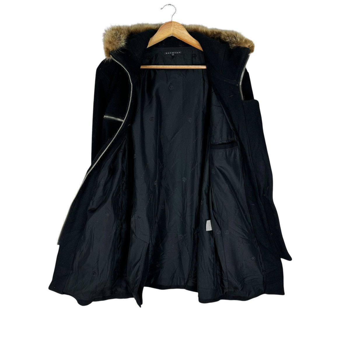 If Six Was Nine ☀️REDMOON FUR HOODIE CROSS ZIP JACKET LIKE 14TH ADDICTION Size US M / EU 48-50 / 2 - 8 Thumbnail