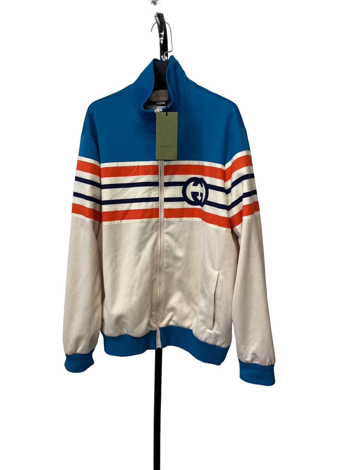 Gucci Gucci SS23 Interlocking G Track Jacket Size M Size US M / EU 48-50 / 2 - 1 Thumbnail