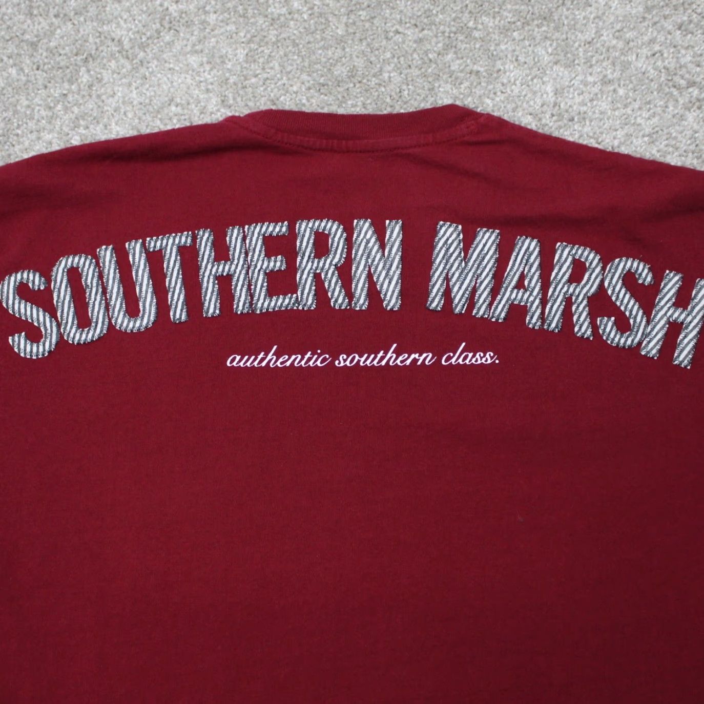 Doublet Southern Marsh Shirt Mens XS Red Cotton Double Sided Long Sleeve Pocket Pullover Hoodie? Size US XS / EU 42 / 0 - 7 Thumbnail