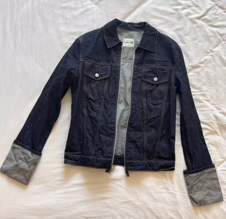 Helmut Lang Helmut Lang Vintage Denim Jacket Size US S / EU 44-46 / 1 - 1 Thumbnail