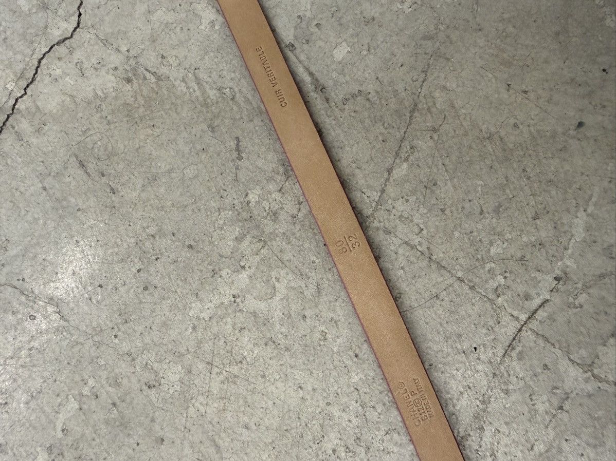 Chanel CHANEL STAR MONOGRAM LEATHER BELT Size ONE SIZE - 4 Thumbnail