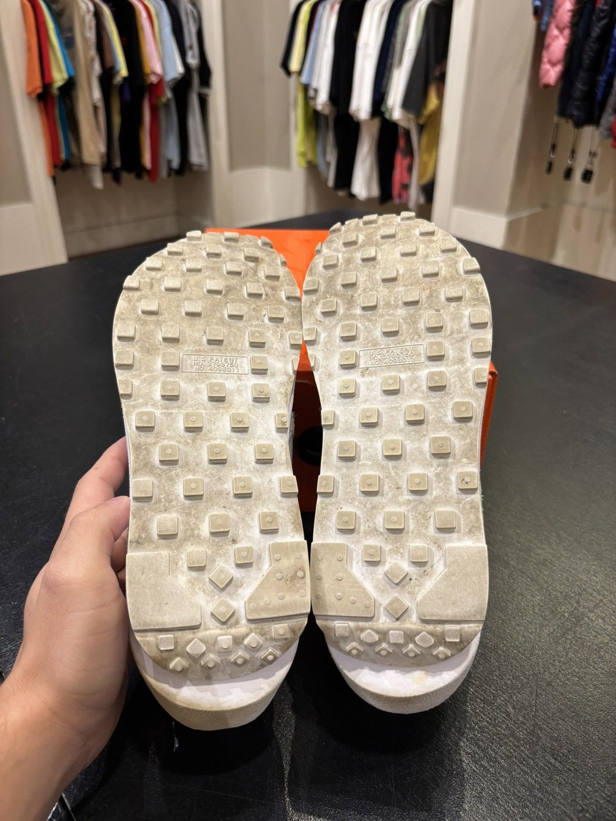 Nike × Sacai Nike LD Waffle sacai White Nylon Size US 8 / EU 41 - 6 Thumbnail