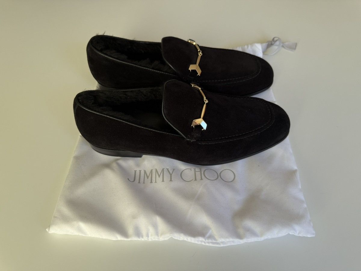 Jimmy Choo Jimmy Choo Suede Loafers Size US 10.5 / EU 43-44 - 7 Thumbnail