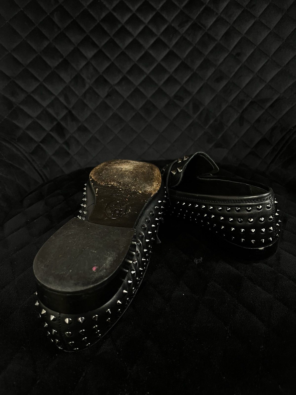ASH Ash leather mocassin with studs loafers shoes Size US 7 / IT 37 - 7 Thumbnail