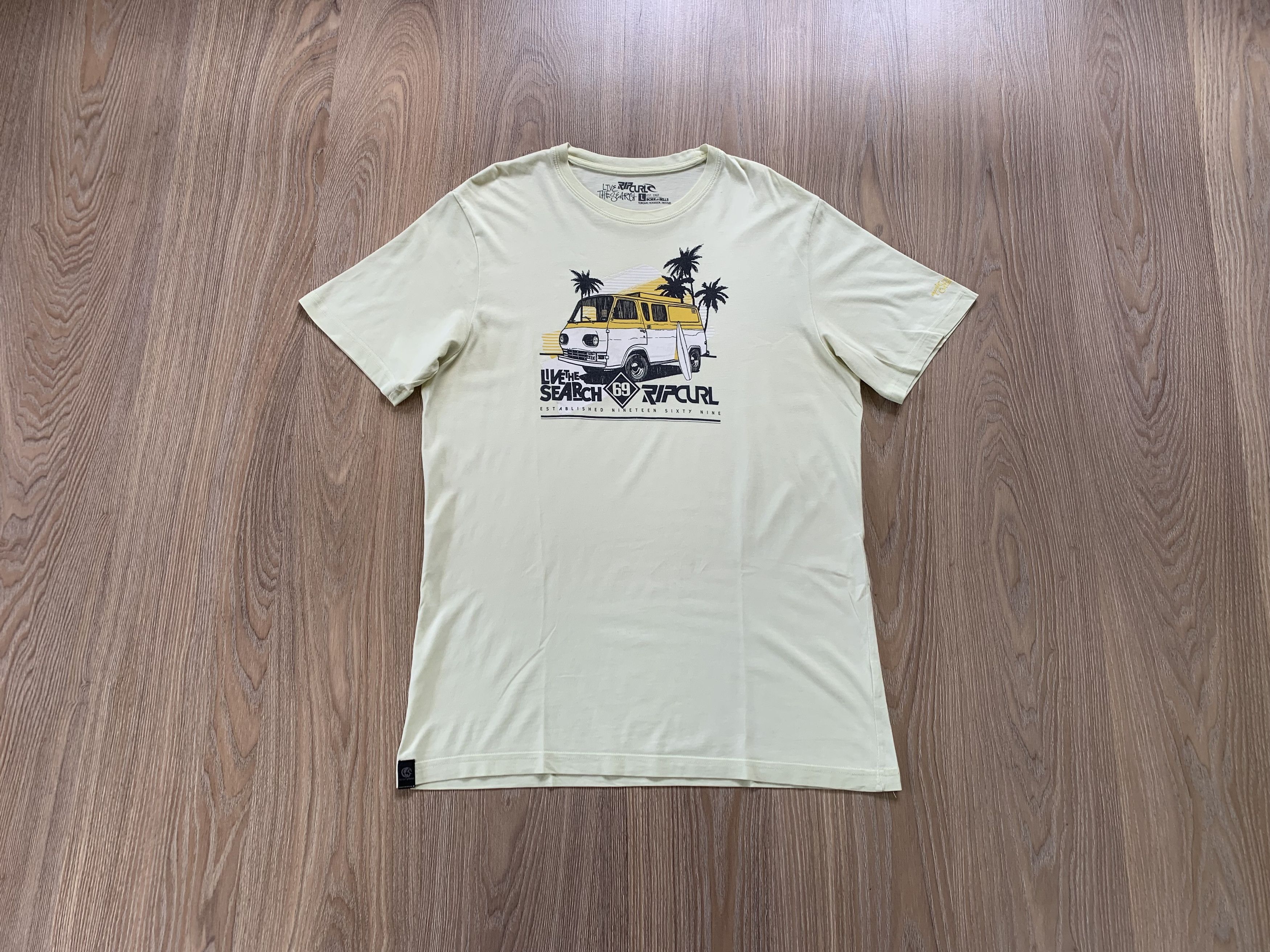 Rip Curl Rip Curl Mens Cotton Print T Shirt Size US L / EU 52-54 / 3 - 1 Thumbnail